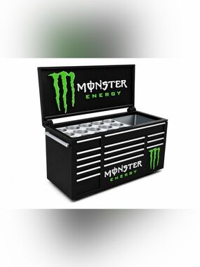 Monster Energy Mini Toolbox Pen And Trinket Holder Desk Top Organizer
